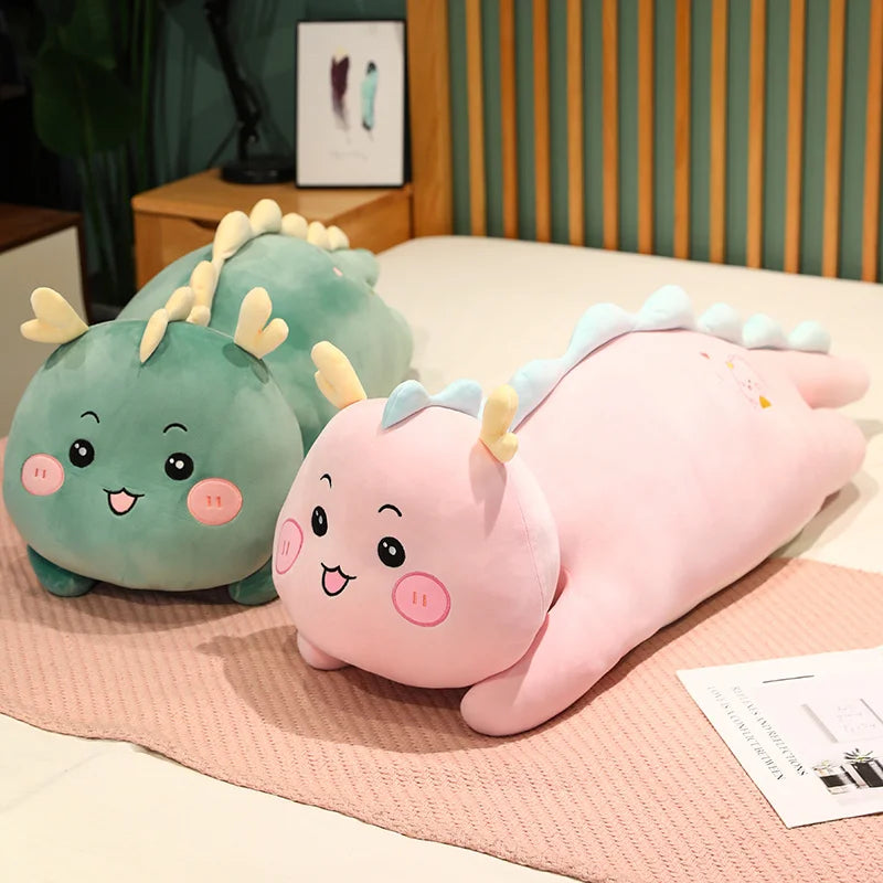 Soft Dragon Long Pillow Plush - PlushHug