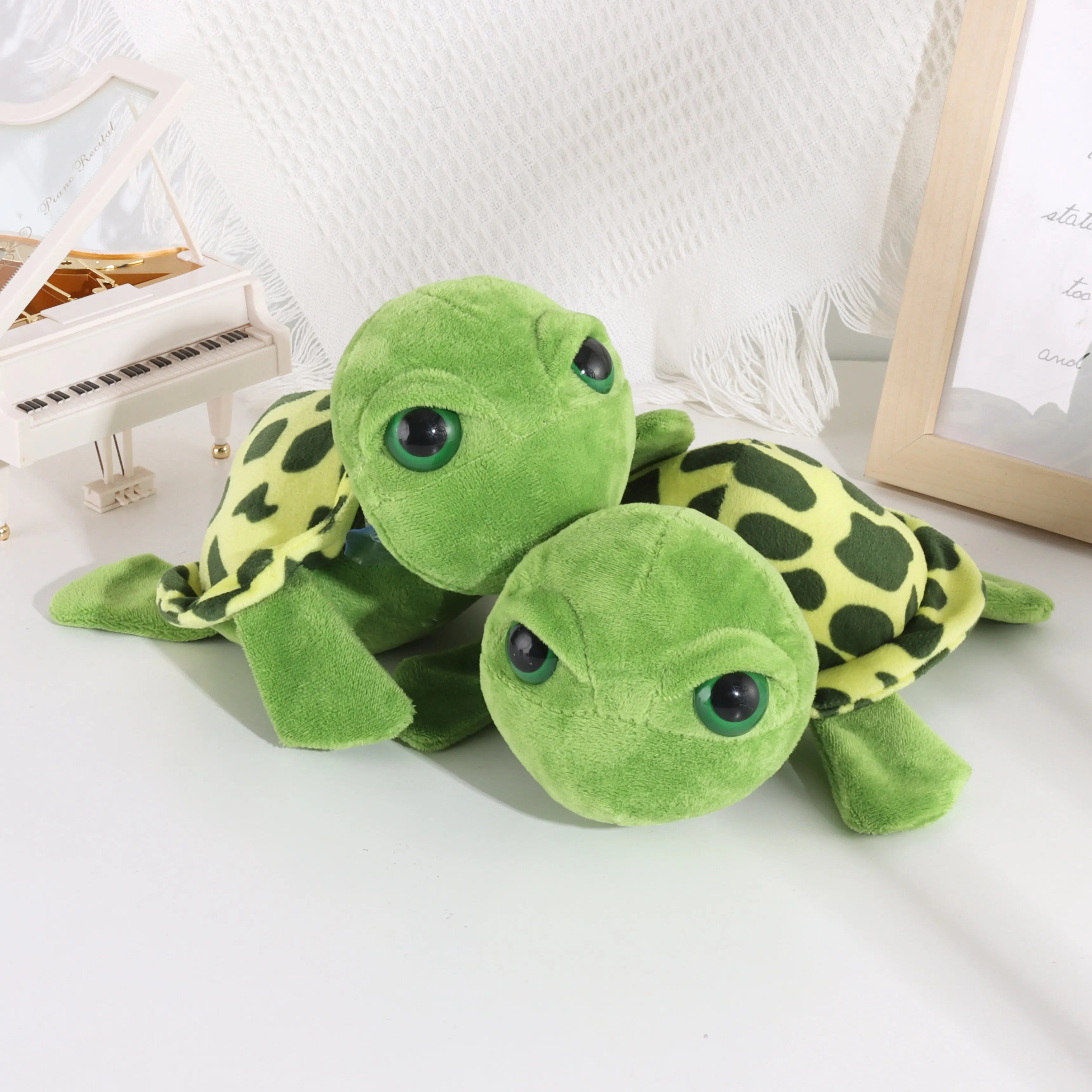 Adorable Big-Eyed Turtle Plush – PlushHug