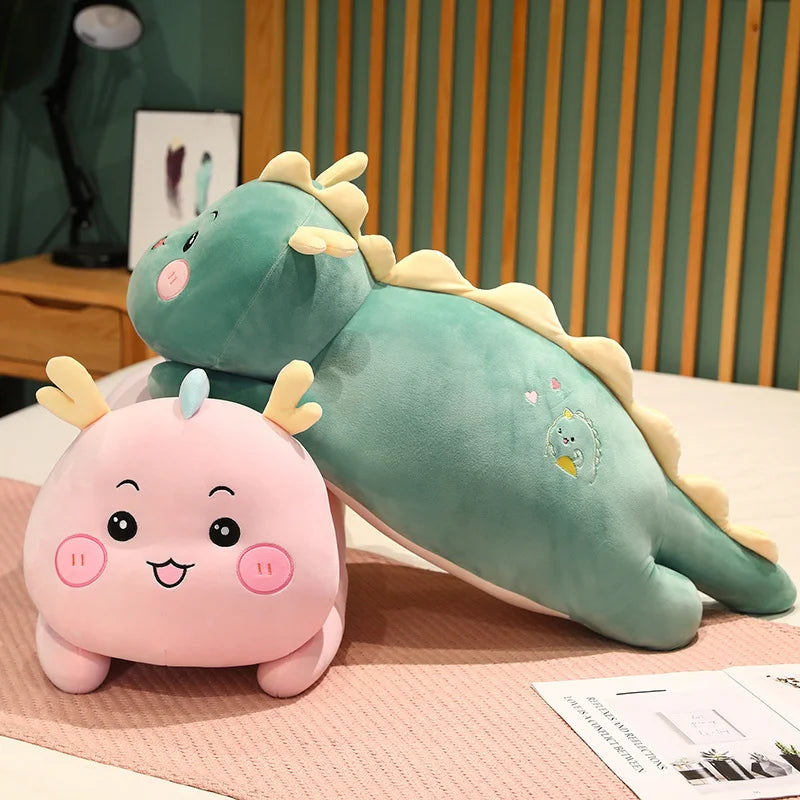 Soft Dragon Long Pillow Plush - PlushHug