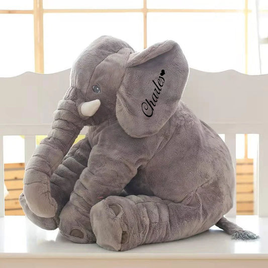 Personalized Soft Elephant Plush Toy - PlushHug