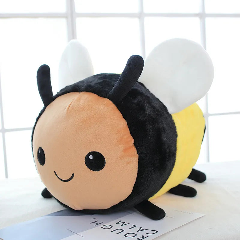 Cute Bee Ladybug Plush Duo - PlushHug