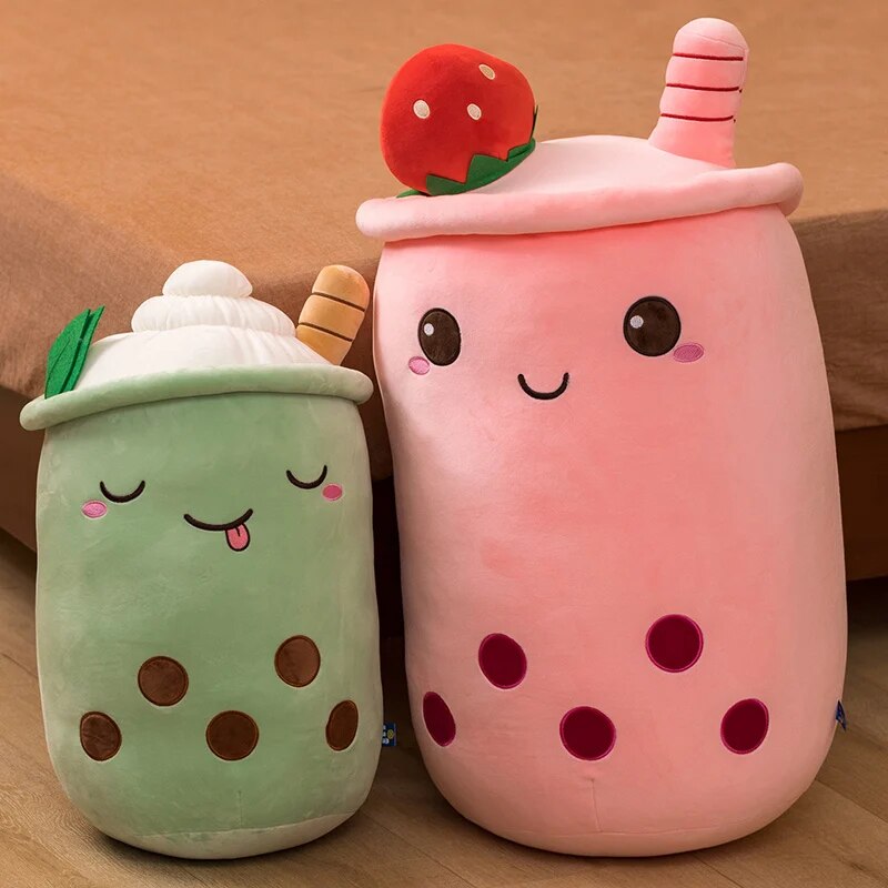 Fruit Bubble Tea Cup Plush Toys - PlushHug