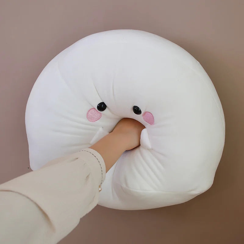 Friendly Ghost Plush Pillow - PlushHug