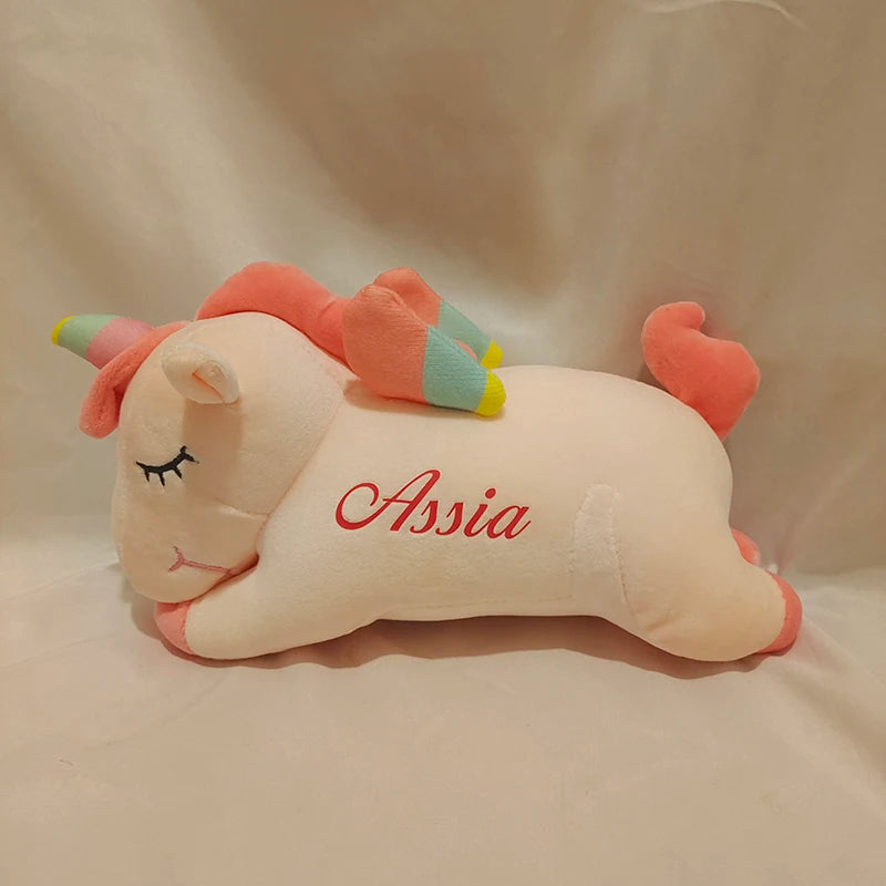 Personalized Rainbow Unicorn Plush Toy - PlushHug