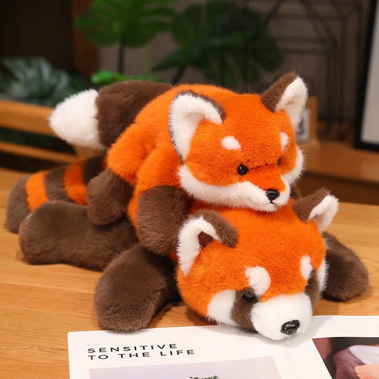 Adorable Fox and Red Panda Plush Toys - PlushHug