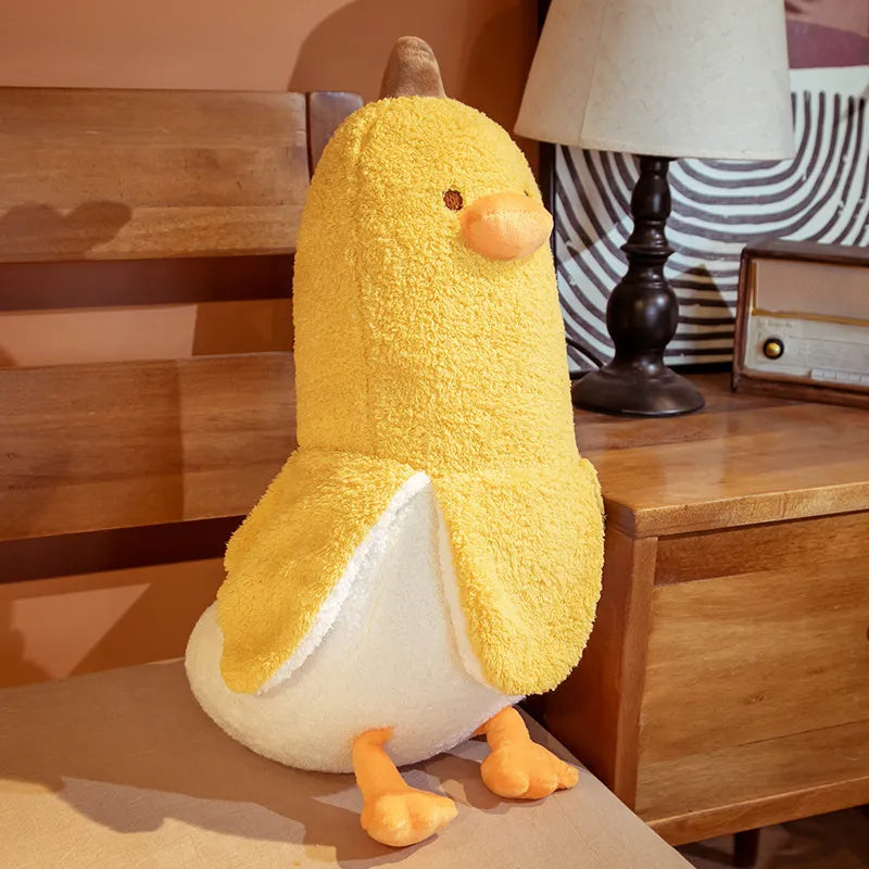 Banana Duck Plush Pillow - PlushHug