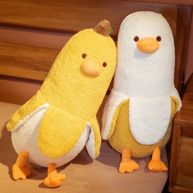 Banana Duck Plush Pillow - PlushHug