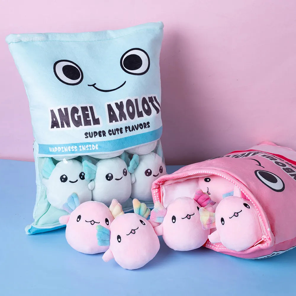 Axolotl Squishy Mini Dolls Pack - PlushHug