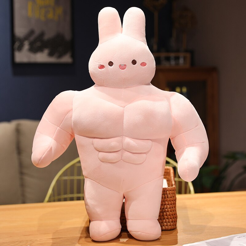 Muscle Rabbit Plush - PlushHug