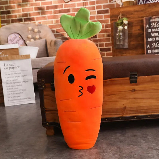 Cute Vegetable Carrot Pillow - PlushHug