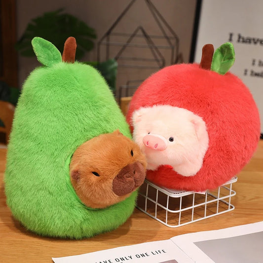 Avocado Capybara Plush Toy - PlushHug