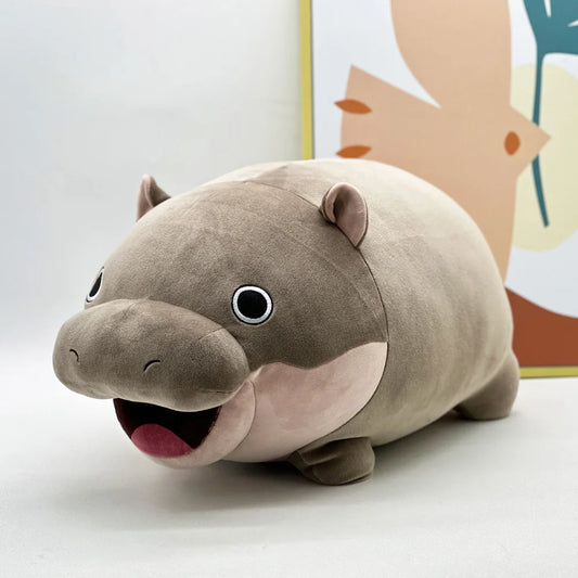 Cute Hippo Plush Pillow