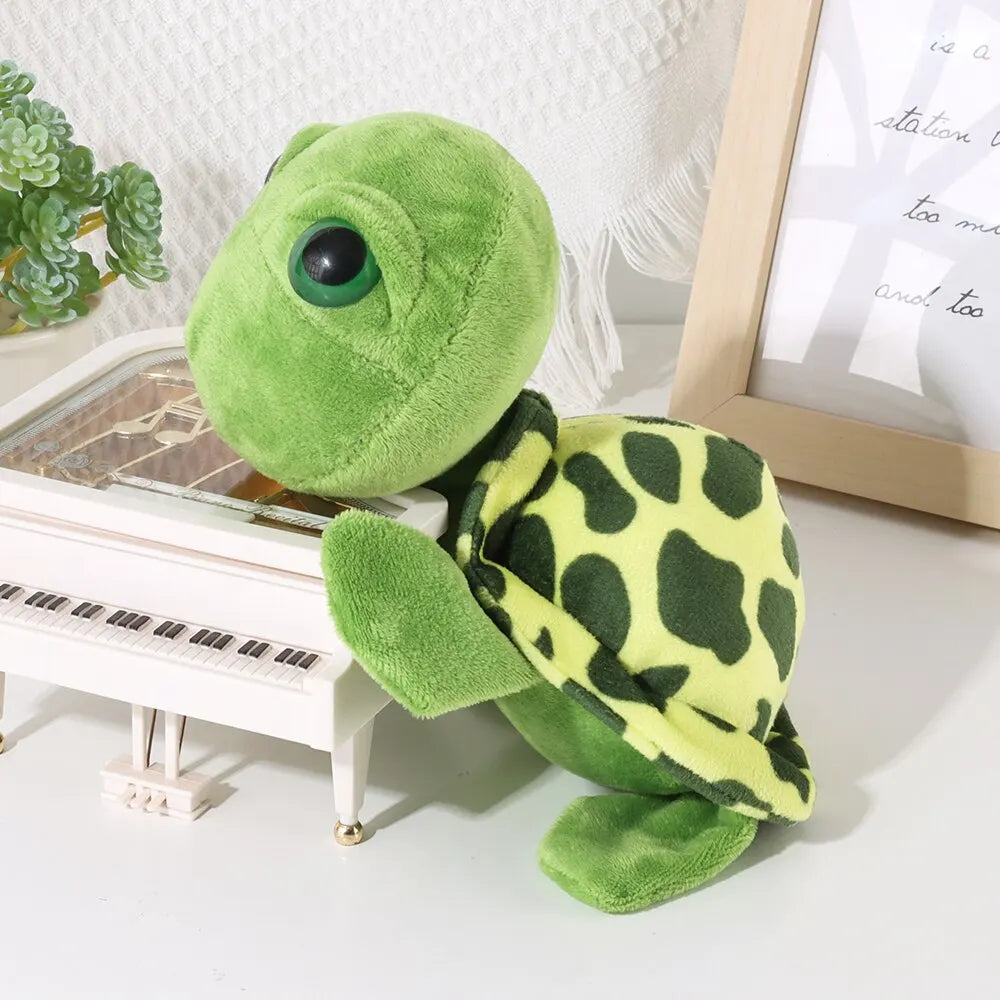 Adorable Big-Eyed Turtle Plush - PlushHug