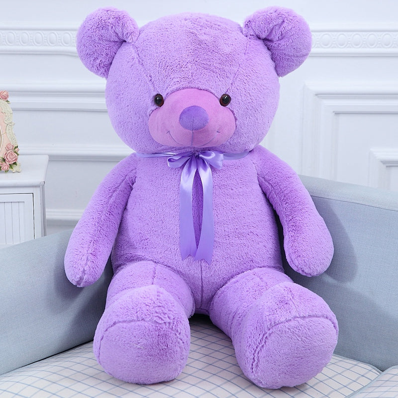 Giant Purple Teddy Bear - PlushHug